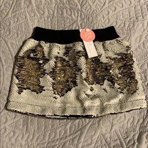 Color changing sequin skirt